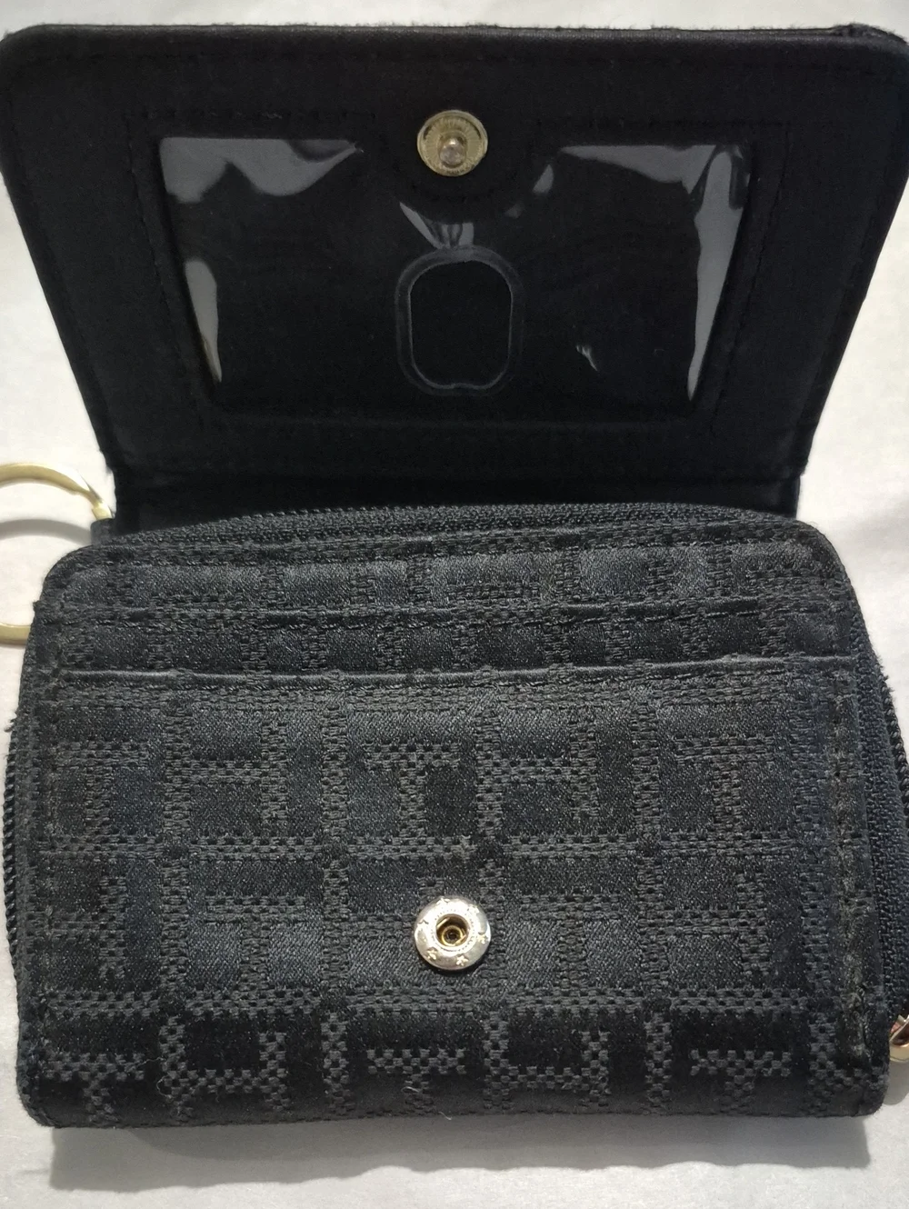 Tommy Hilfiger Black Wallet Keychain